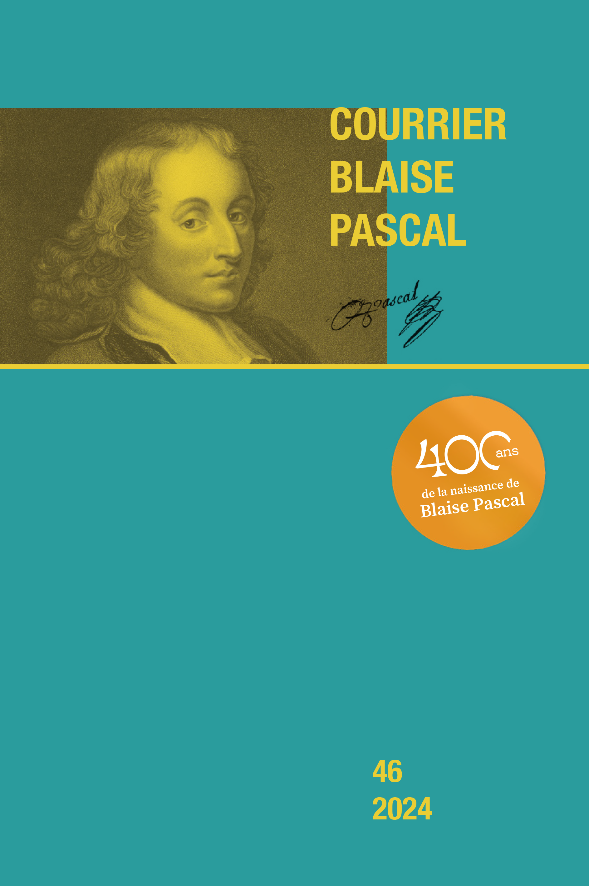 Couverture du Courrier Blaise-Pascal n°46