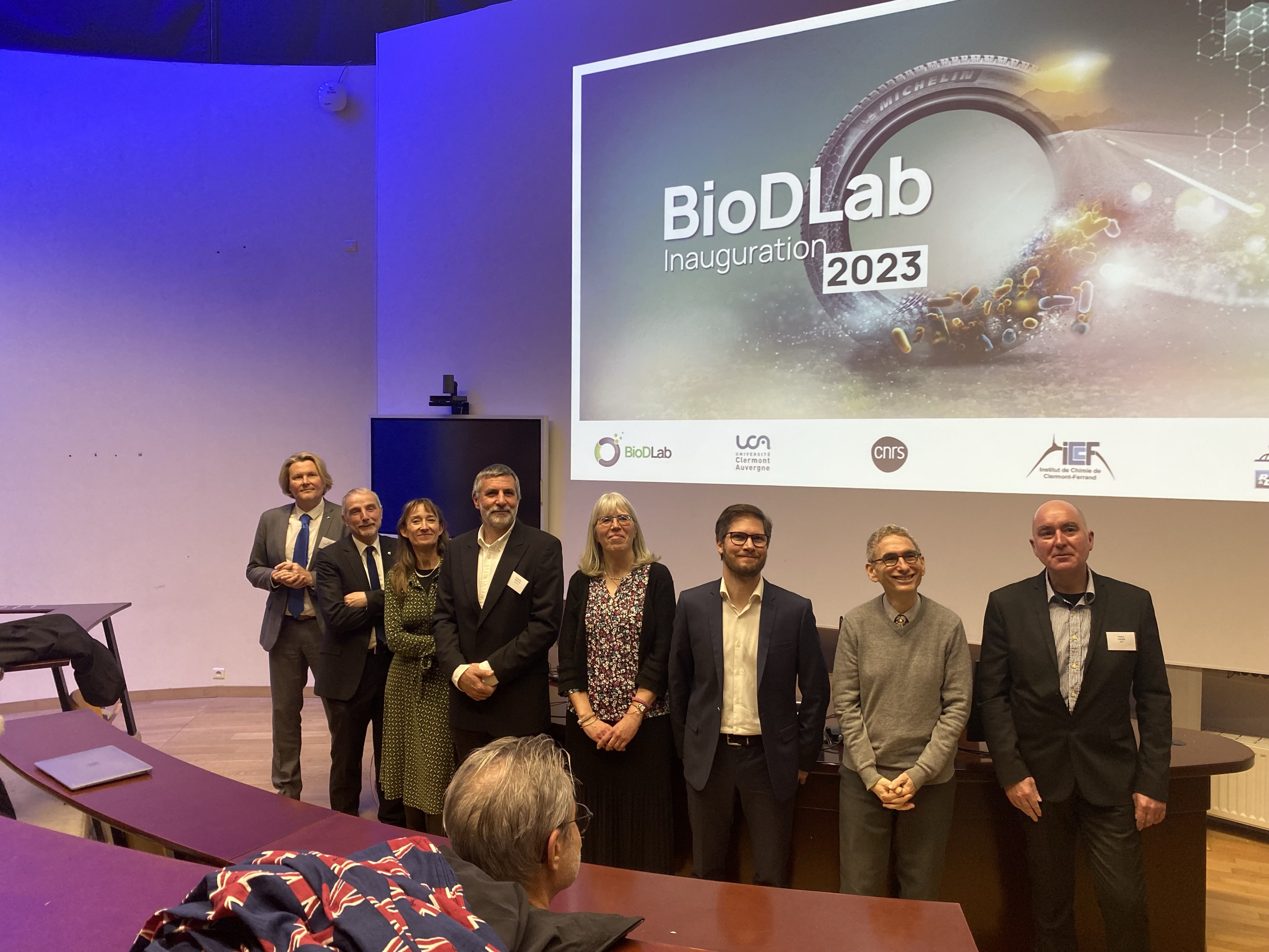 Équipe du BioDLap (Michelin, CNRS et Université Clermont Auvergne)